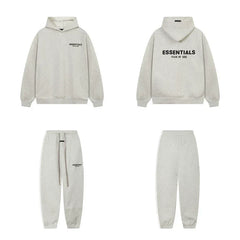Fog Essentials Letter Print Oversized Hoodie & Sweatpants Two‑Piece Set