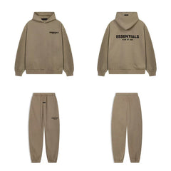 Fog Essentials Letter Print Oversized Hoodie & Sweatpants Two‑Piece Set
