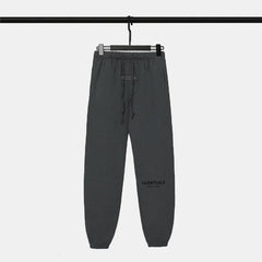 Fog Essentials Dark Charcoal Signature Joggers – Minimalist Loose Fit Street Trousers