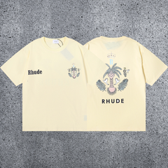 RHUDE Royal Crest T-Shirt – Cream
