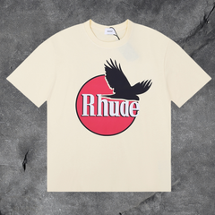 RHUDE Eagle Circle Logo T-Shirt