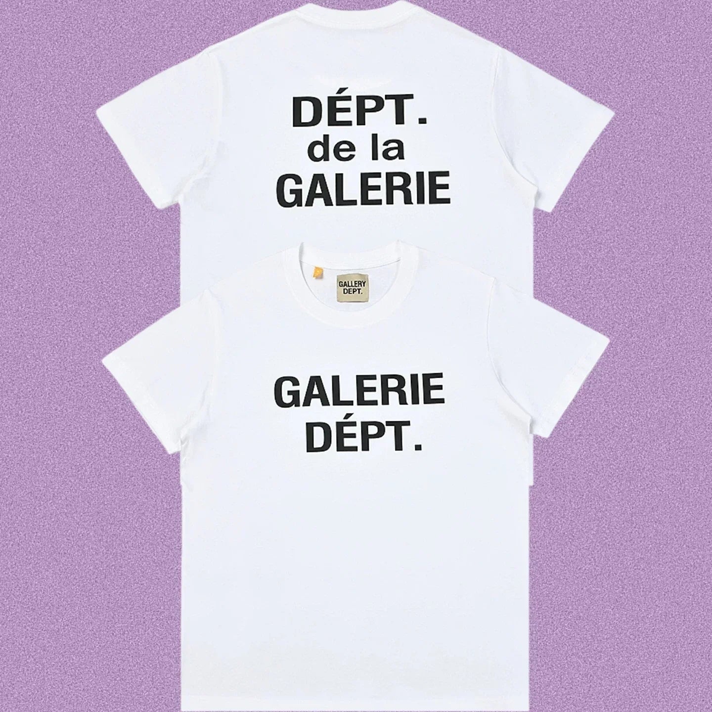 Gallery Dept. Galerie Dépt. Short Sleeve T-Shirt - White/Black