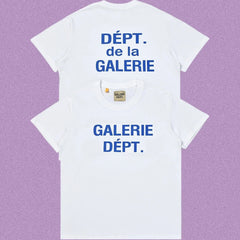Gallery Dept. Galerie Dépt. Short Sleeve T-Shirt - White/Blue