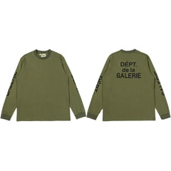 Gallery Dept. Sleeve Print DÉPT. de la GALERIE Long Sleeve T-Shirt - Army Green