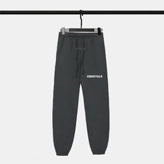 Fog Essentials Charcoal Grey Loose Jogger Pants – Dark Washed Street Style
