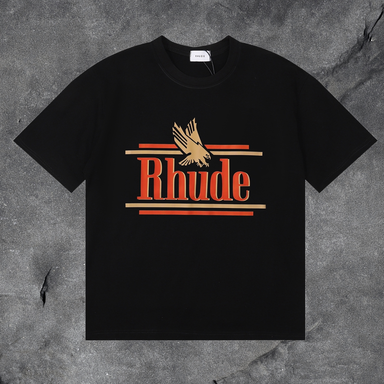 RHUDE Eagle Graphic T-Shirt – Black
