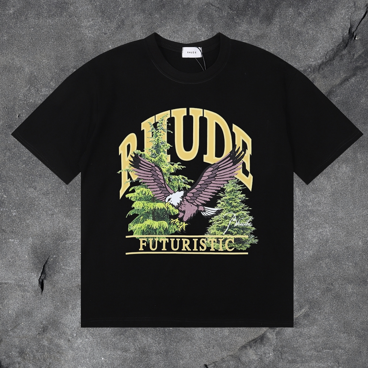RHUDE Futuristic Eagle Graphic T-Shirt