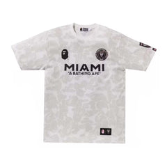 BAPE x Inter Miami CF Camo Tee White